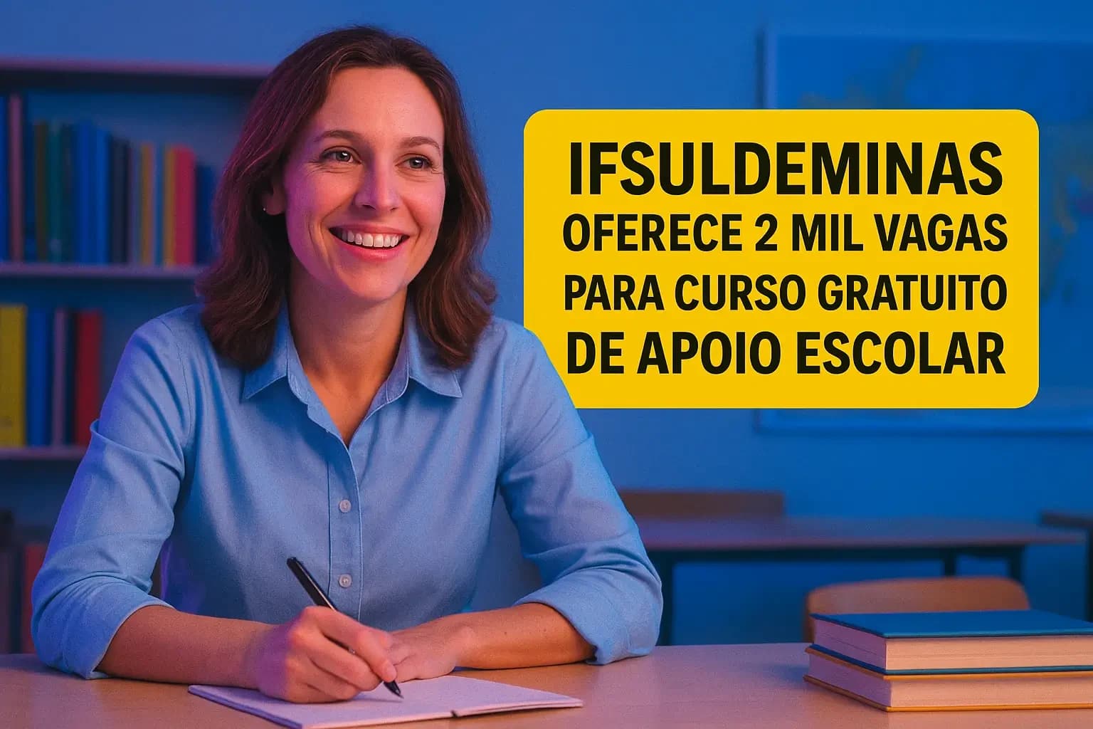 IFSULDEMINAS oferece 2 mil vagas para curso gratuito de Apoio Escolar