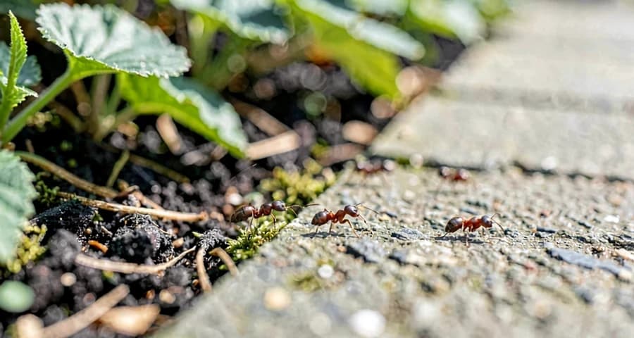 formigas observadas em atividade investigativa de insetos na creche